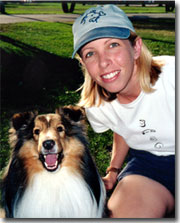 Dog Trainer Christine Lee and Bailey